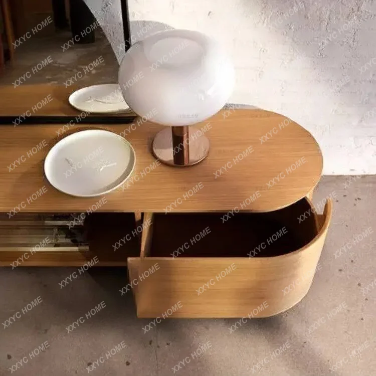 

L Large Apartment Living Room Solid Wood Storage TV Cabinet Household Bedroom Chest Chest Chest Of Drawers