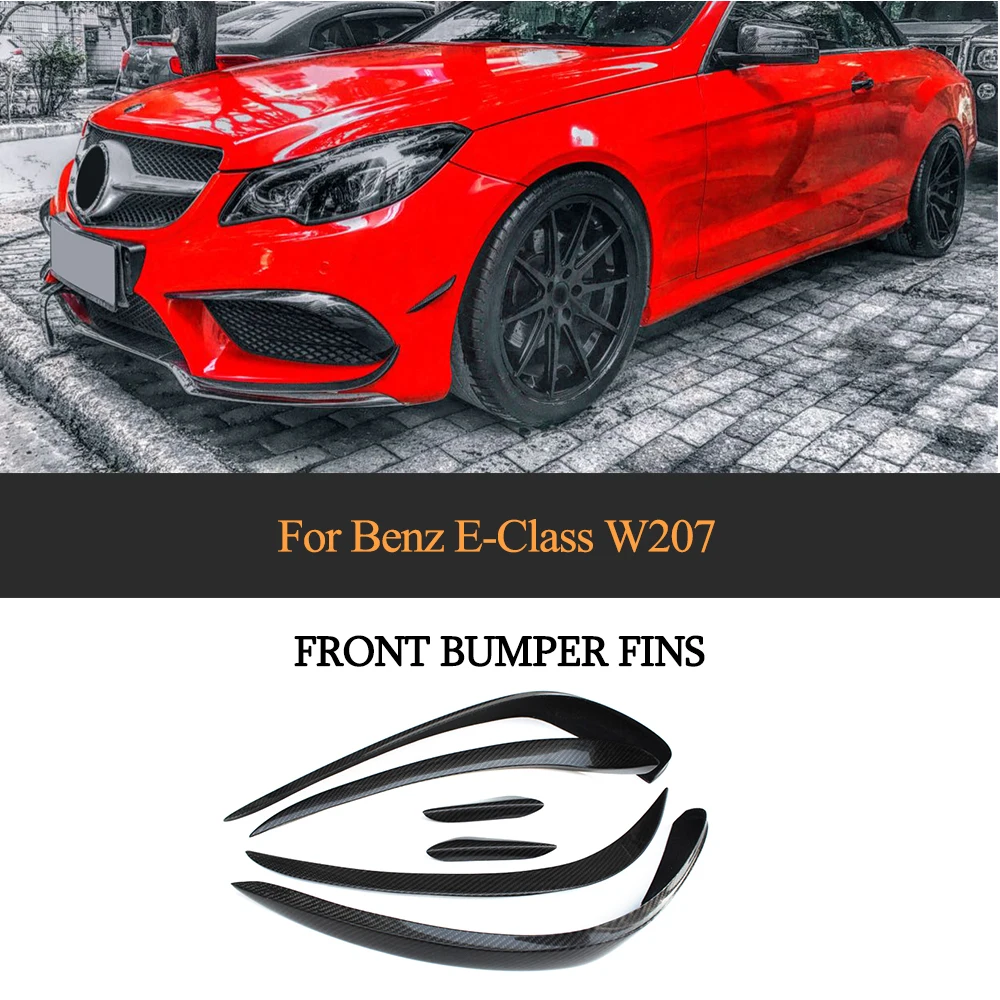 

Carbon Fiber Front Bumper Fender Trim Air Vent For Mercedes-Benz E Class W207 E350 E400 E550 Coupe Convertible Sport 2014 - 2016