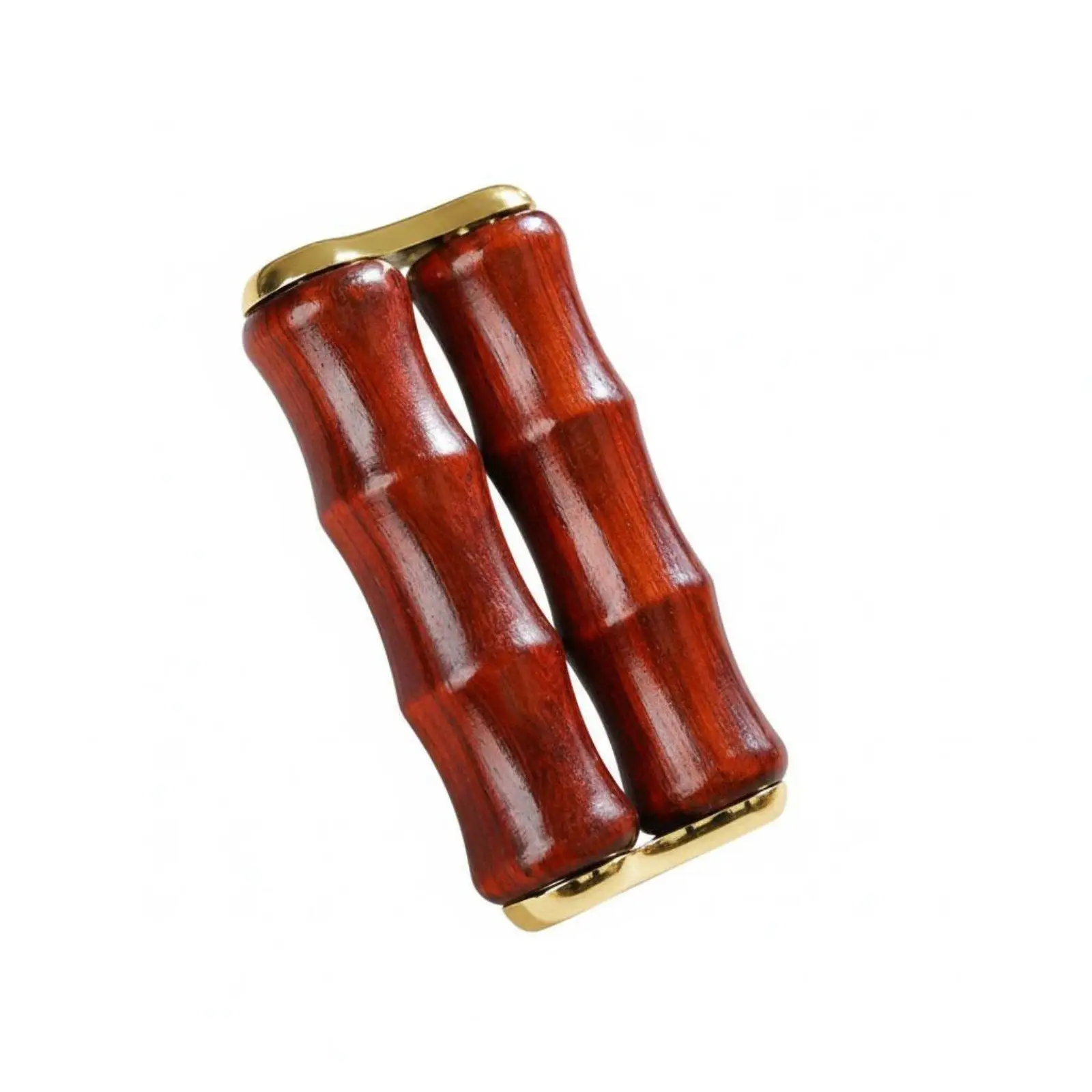 Portable Rosewood Massage Roller Hand Roller Massager Bamboo Design Massage Tool Wood for Relaxation
