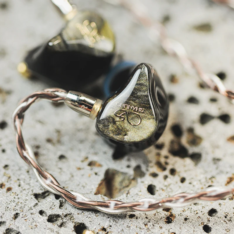 سماعات أذن Shanling ME800 HiFi داخل الأذن IEMs 2DD+4BA سماعات أذن هجينة مع كابل MMCX قابل للفصل، خطوط Furukawa 8 النواة