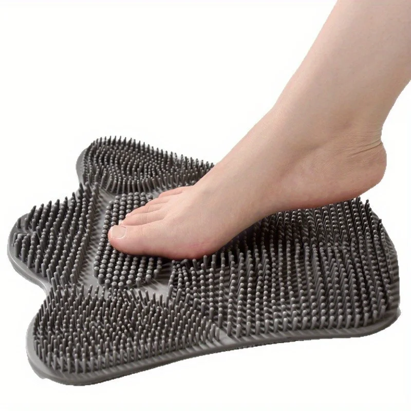 Multifunctional Extra-Large Thick Suction Cup Back Scrubber with Soft Bristles for Deep Massage and Cleansing, Ergonomic Design