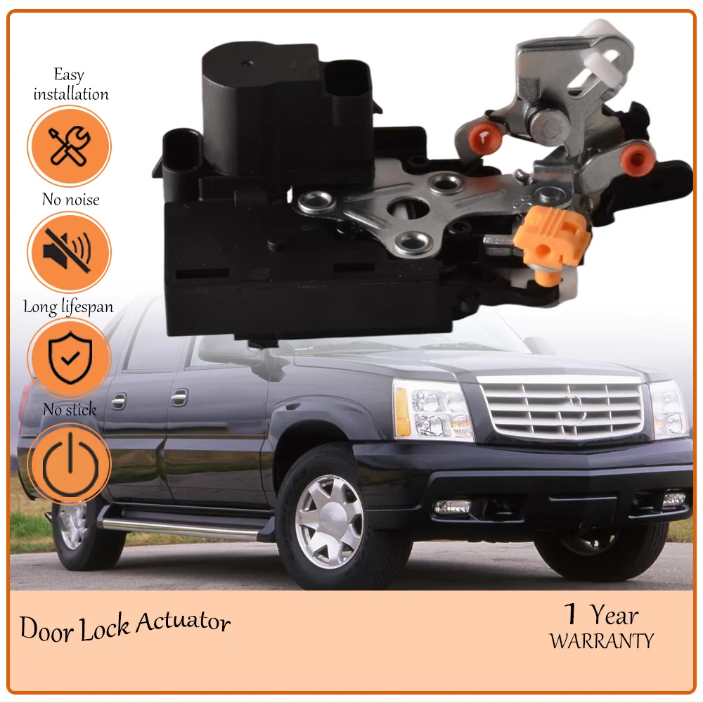 Rear Right Power Door Lock Actuator,With Cadillac Escalade 2002-2007 & Chevy Avalanche 1500 2500 2002-2006,OEM DLA1156,15110650