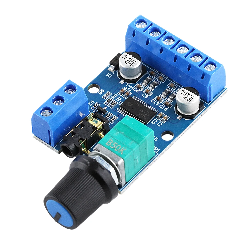 30Wx2 Digital Amplifier Board High-Power Low-Noise Stereo Modules 12V 24V Power Supply DIY Amplifier Module DY-AP3015