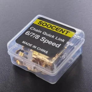 Metal zincir yol bisikleti ve dağ sihirli düğme 8/9/10/11/12 hız, akım hızı, tek kutu, taşınabilir, hızlı bırakma Bisiklet zincirinin ilk 10 satışı ve kırmızı 1 numara