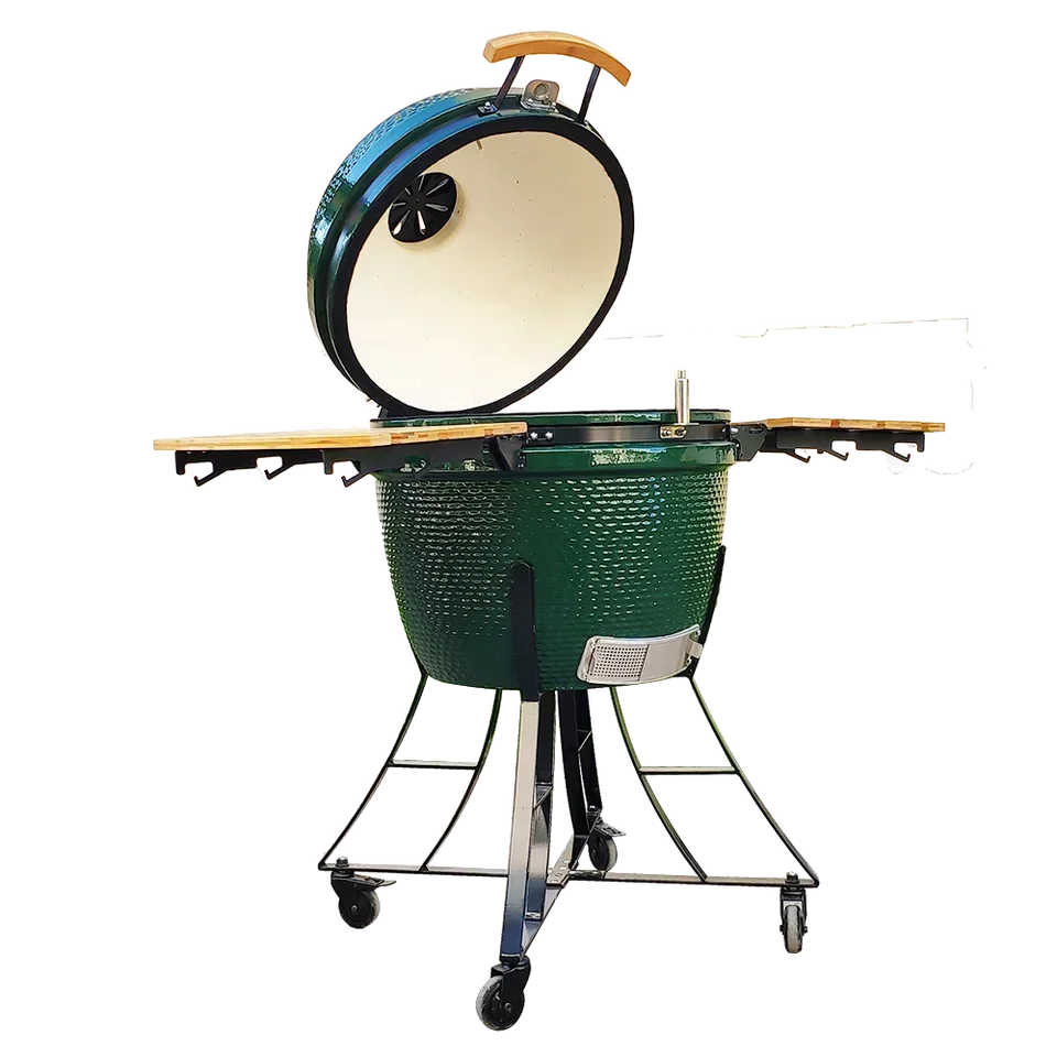 

Оптовая продажа Komado Barbeque Kamado Diamond Xl Xxl 13 16 18 21 23,5 24 26 дюймов Zoll Grey CIF BBQ Стальной угольный гриль для барбекю Керамический гриль