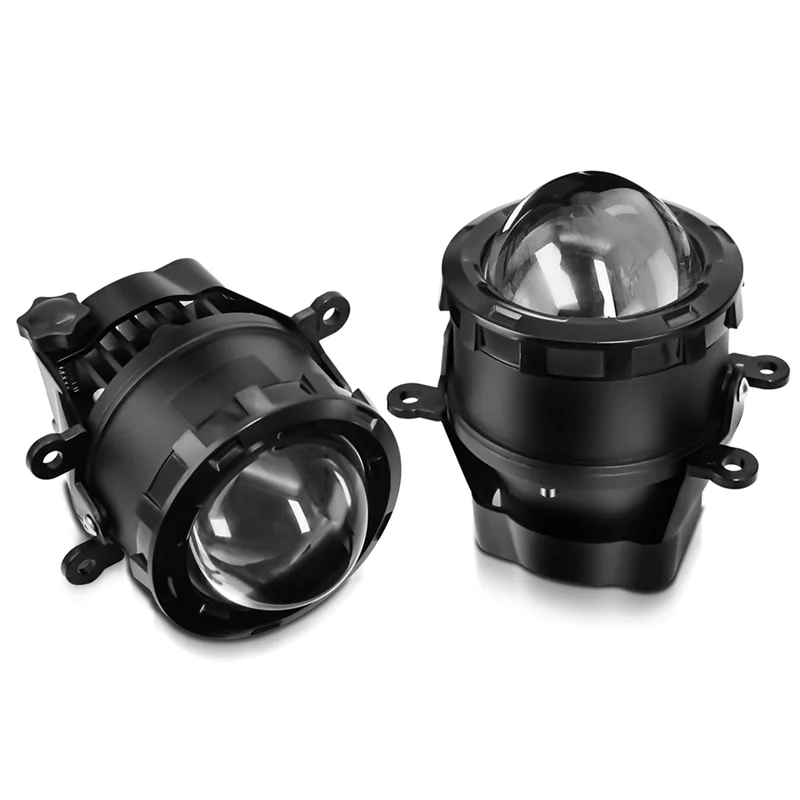 

Durable Universal 3 Inch Hyperboloid LED Fog Lights HID LED Projector Lens High+Low Fog Lamp 60W 6000LM IP68 9-16V
