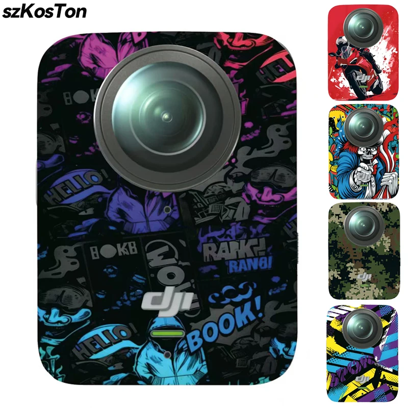 PVC Sticker For DJI Osmo 360 Full Surround Protective Decals Decoration Film For DJI OSOM 360 Sports Camera Accessori