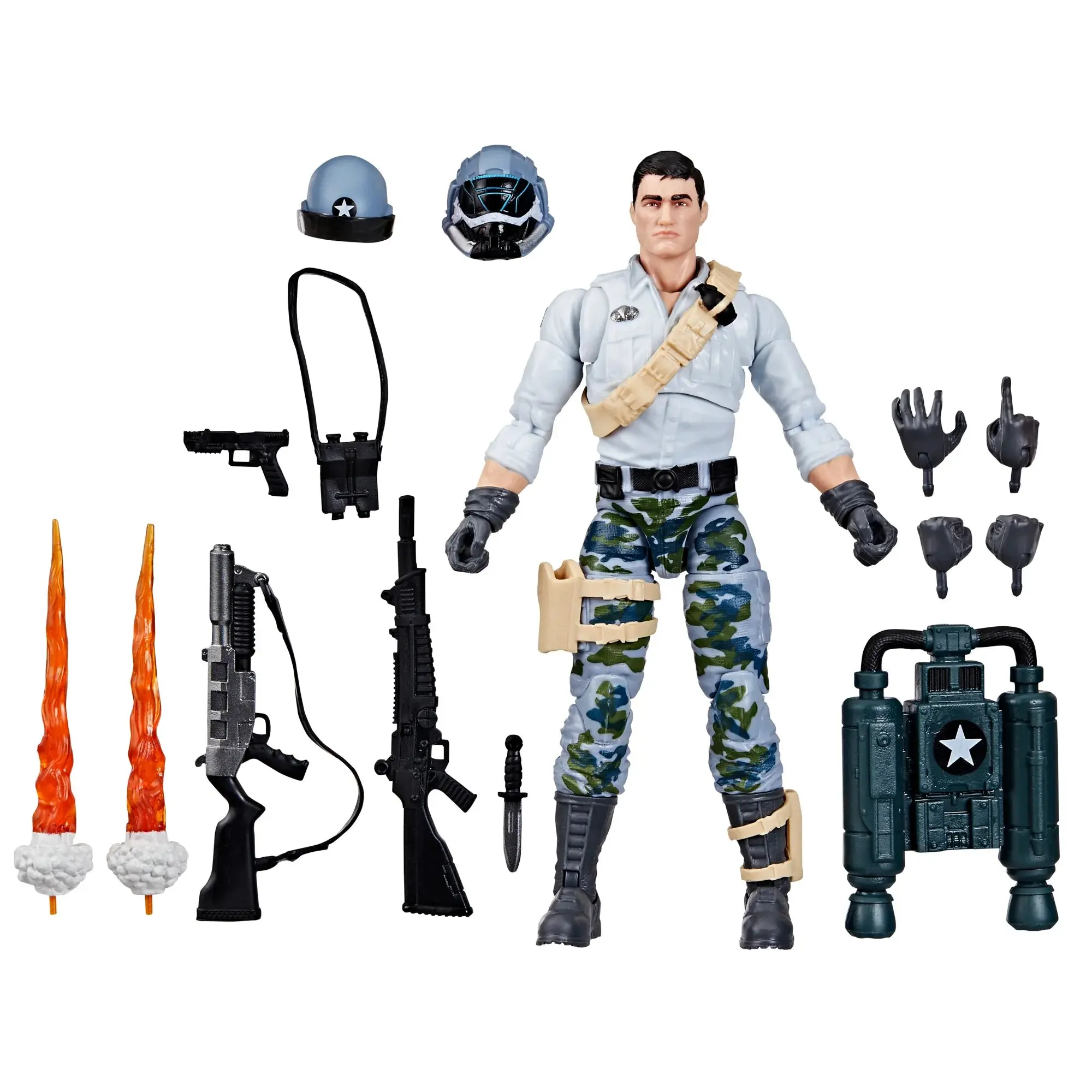 GI. Joe Classified-Serie # 136 Edward Starduster Skylar Deluxe Sammlerstück 6-Zoll-Actionfiguren Spielzeug mit Zubehör Geschenk