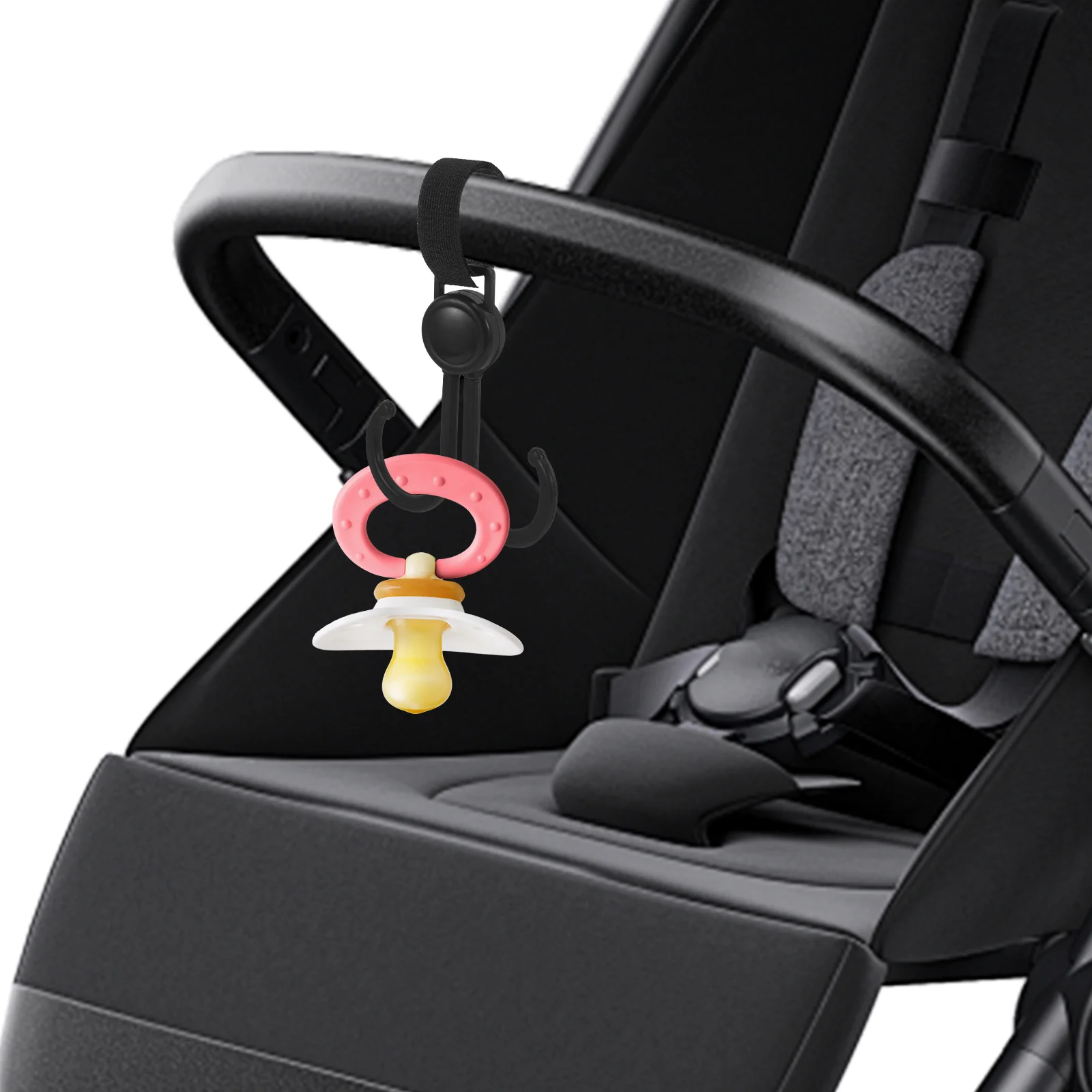 10 pçs fortes ganchos de carga grandes cabides de saco de compras para carrinhos de bebê veículos elétricos universal durável prático