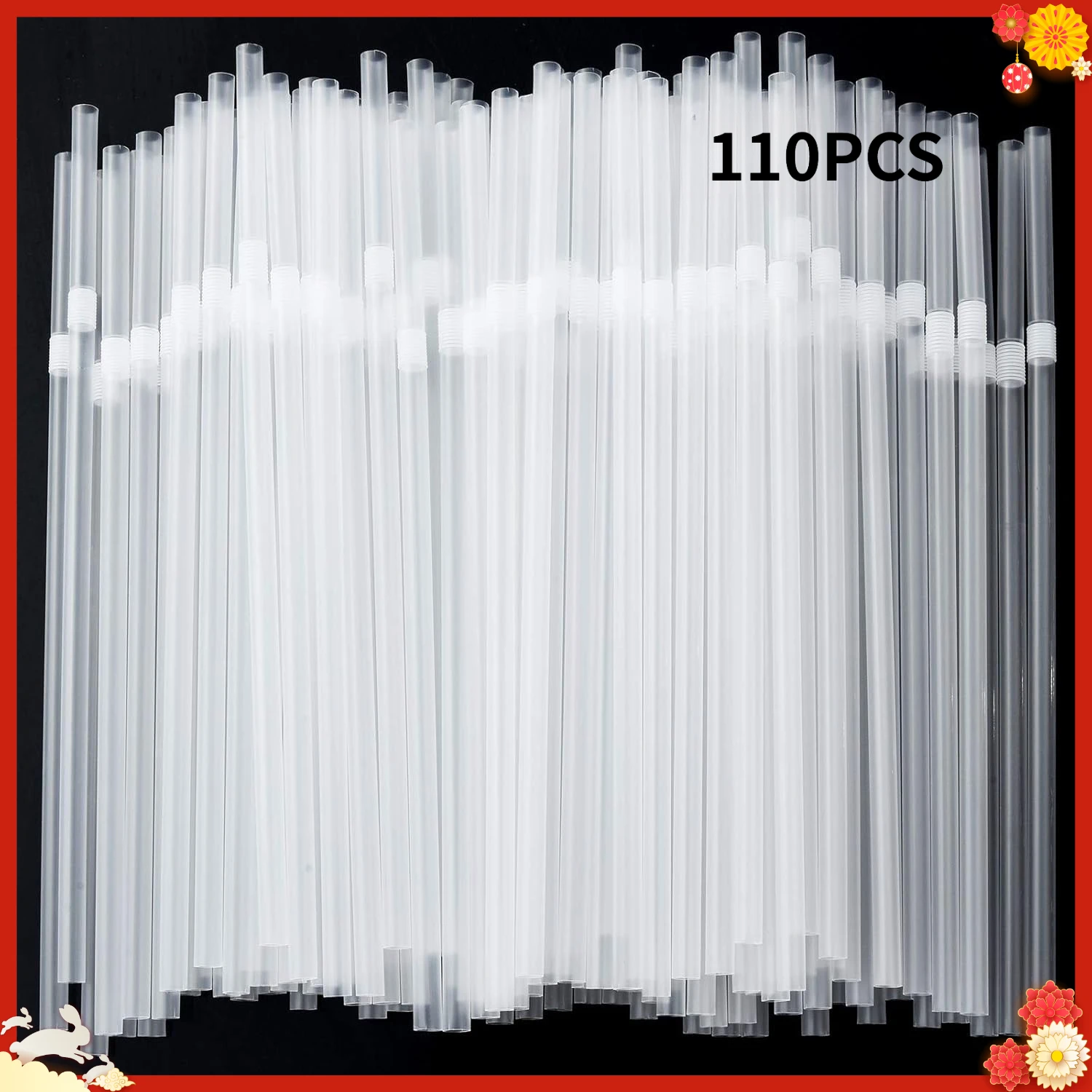 110Pcs Clear Hand Weaving Straw Rope Set Craft Tool Kit Creative Kitchen Accessories Weaving Material for DIY Craft Lovers