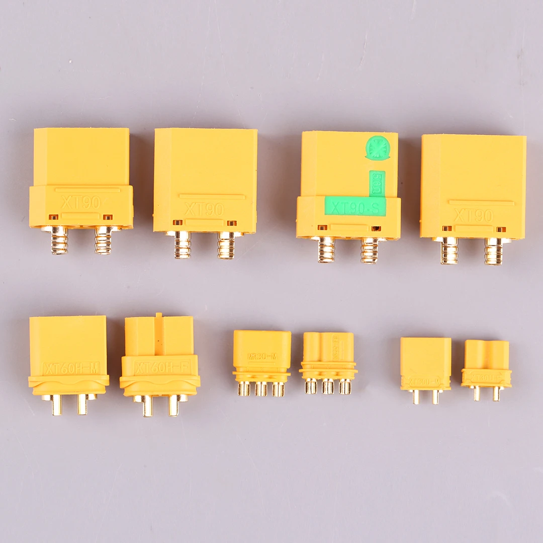 Amass AM1015E T-plug with sheath MT30 XT30 XT60H MT60 XT90 XT90S AS150 XT150 Complete Series Plugs for rc model uav