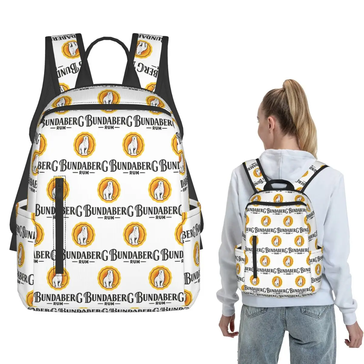 Pirates Of The Caribbean, Whiskey - Vodka Backpack Daypack Boys Girls BookBag School Bag Shoulder Bags for Men Women