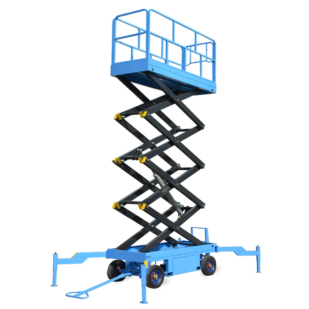 Fall Prevention Safety System Lifting Platform Hydraulic Scissor Aerial Equipment For High Place Working