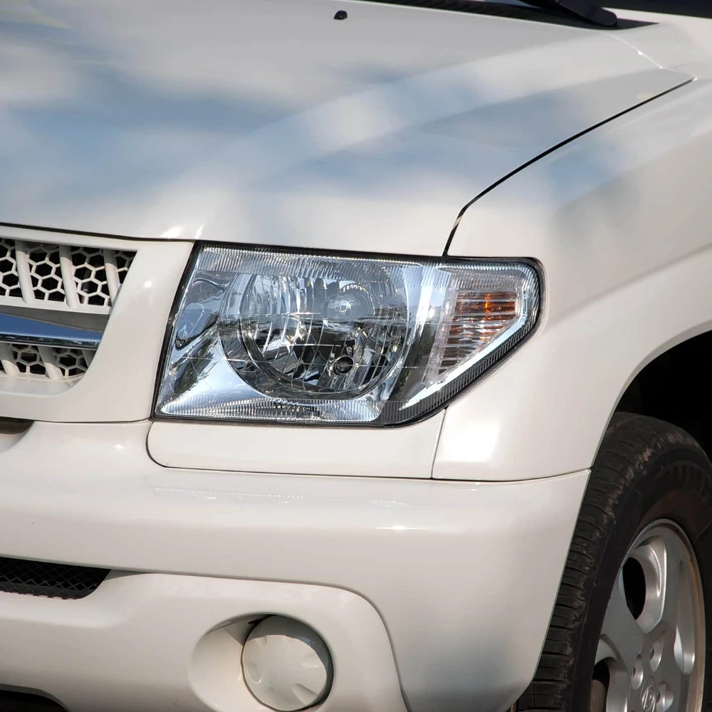 

For Mitsubishi Pajero IO H65W H66W H76W H77W / Leopaard Feiteng Car Front Headlight Lens Cover Auto Case Headlamp Lampshade