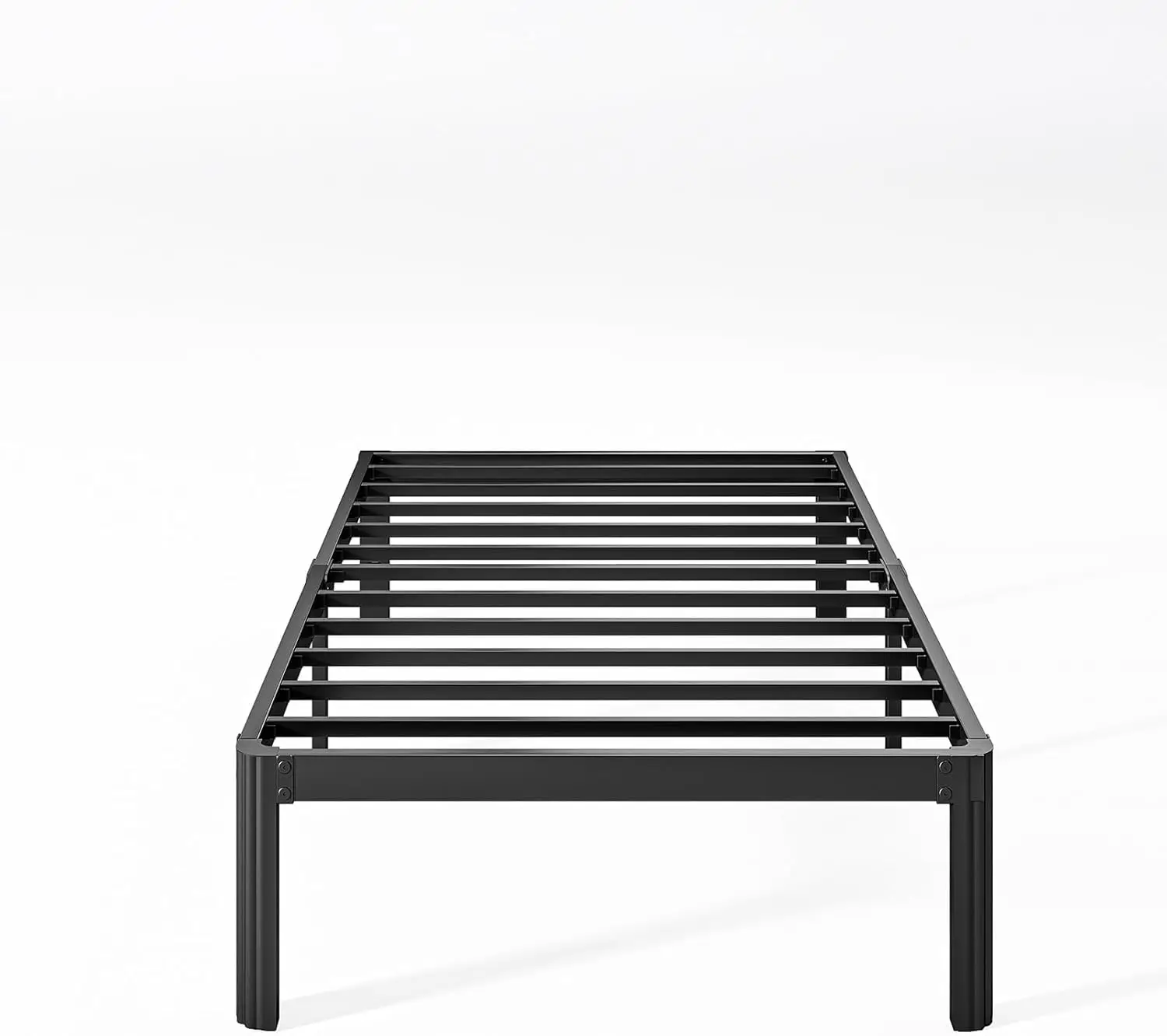 

Noise-Free 12 Inch Twin XL Metal Bed Frame, Heavy Duty Black, Easy Assembly, No Box Spring Needed
