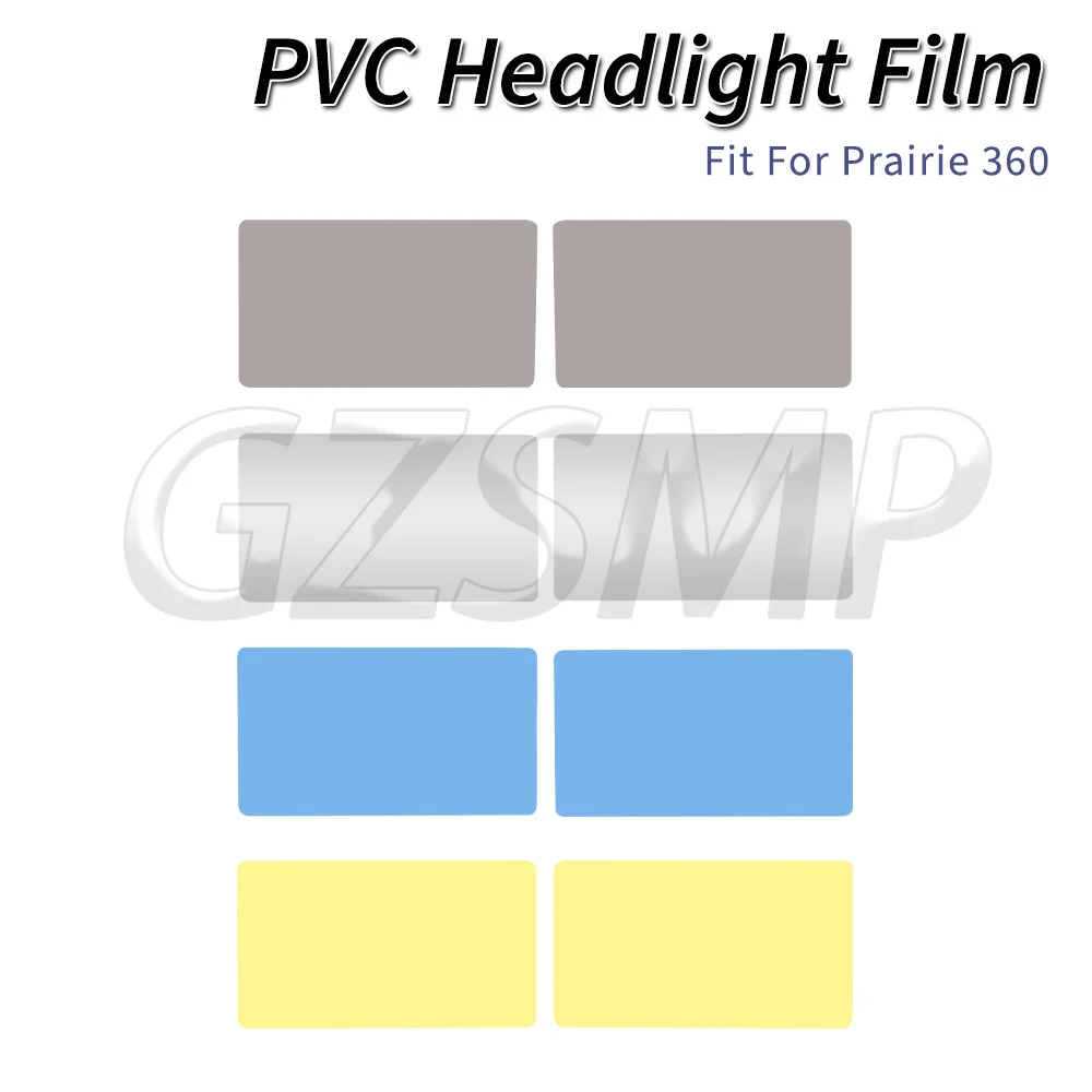 Fit for Prairie 360 KVF360 2x4 4x4 2003-2012 Motorcycle Headlight Sticker Anti Scratch Transparent Protection Film