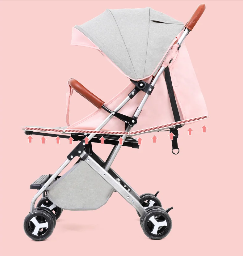 Two-way push Fashionable foldable pushchair children baby buggy baby stroller