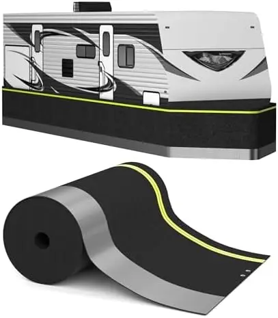 

Heavy Duty RV Skirting Kit - Insulated, Waterproof, UV Resistant for Winter Protection