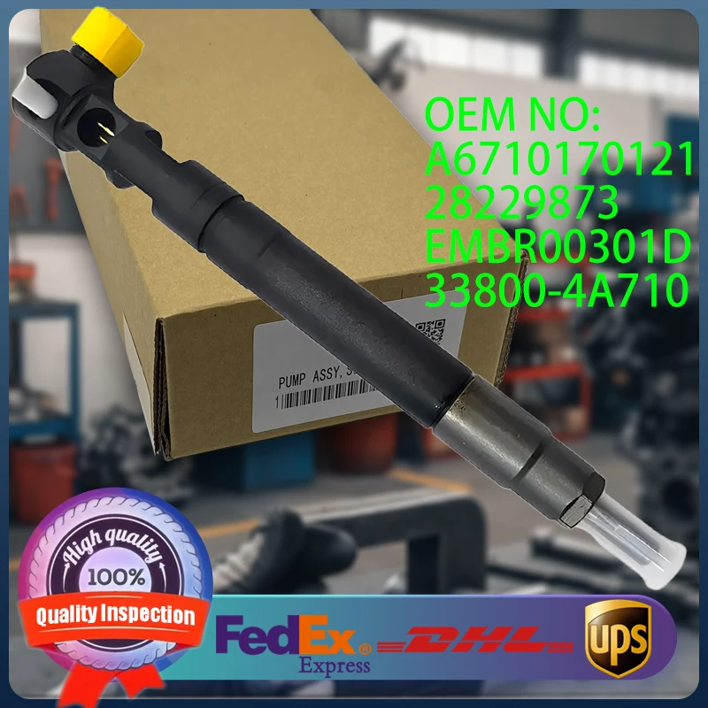 Iniettore Common Rail 28229873 33800-4A710 Ugello iniettore diesel per motore Hyundai Starex WGT Kia D4CB 2.5L