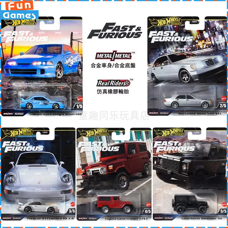 Popular Hw Car Model Fast & Furious 911 Alloy Hot Sports Collectible Car Model Car Desktop Room Ornament Boys Birthday Toys