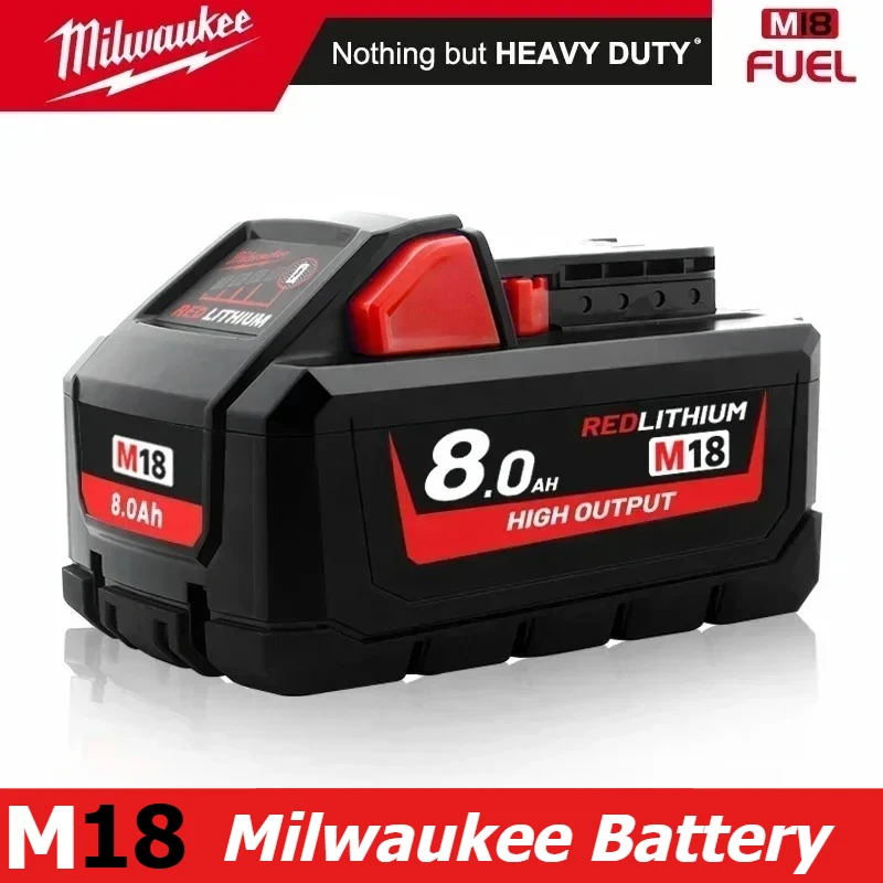 

New Milwaukee 18V 8.0Ah M18 Lithium-Ion Battery, 21700 15-Cell, Compatible with 48-11-1815 / 48-11-1850 Outdoor Power Tools