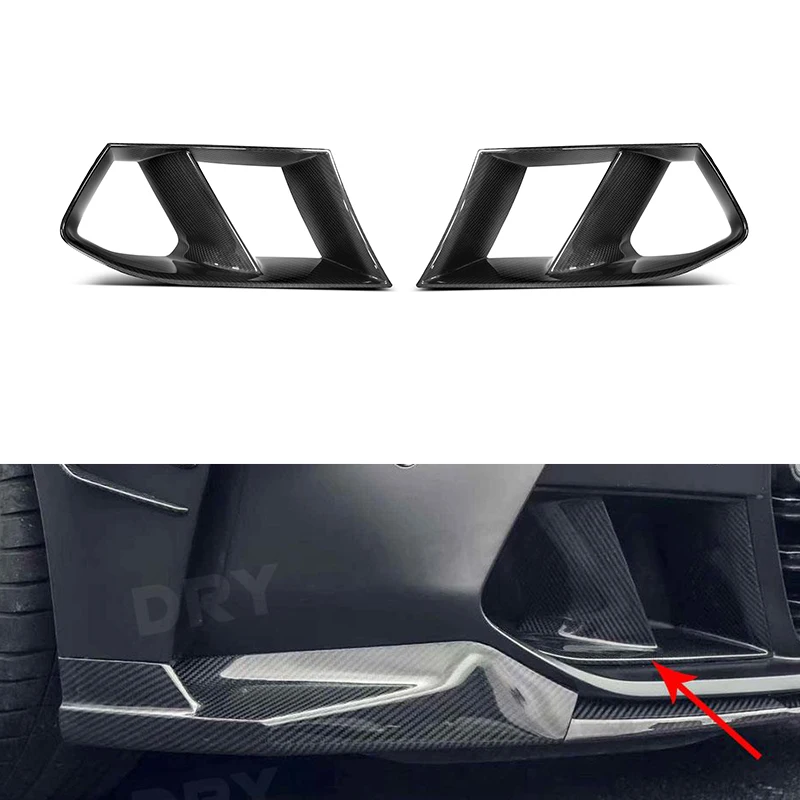 

G80 G82 G83 M3 M4 2021+ MP Style Front Bumper air vents Dry carbon fiber material For G80 G82 G83 Body Parts Front Bumper vents