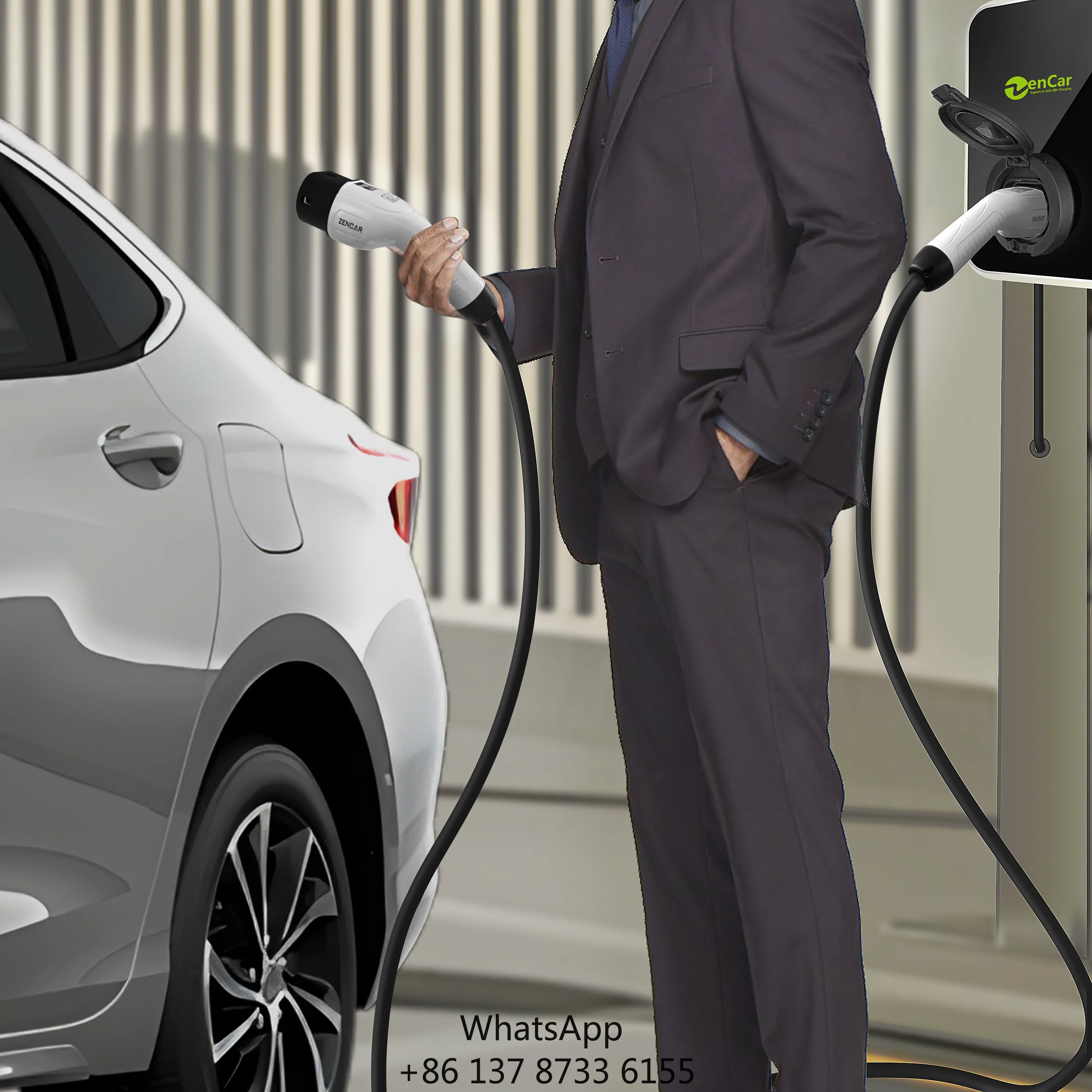 

Zencar TPU EV Cable Type 2 To Type 1 16A 32A EV Charging Cord 3.5kW 7kW 3m 5m 6m 7m 8m 10m IP65 For Public Charging Station Use
