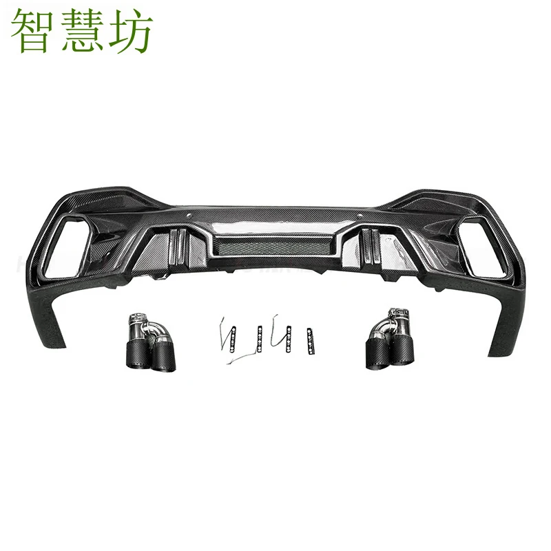 

Suitable For BMW X6 G06 LD Model Lip Carbon Fiber Spoiler Rear Diffuser Body Kit Modification Car Accessories