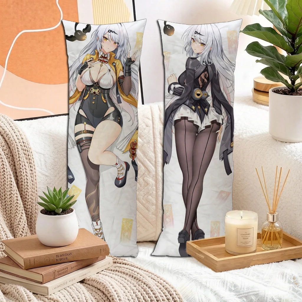 Anime Taoist Girl Dakimakura Pillowcase Double Sided Long Body Pillow Cover Peach Skin 160x50cm For Otaku Home Decor Gift