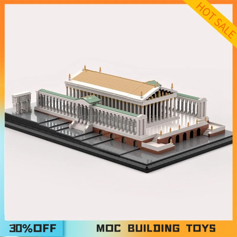 6606PCS Customized MOC Tempio di Venere e Roma Building Blocks Technology Bricks Creative Assembly Education Toys Holiday Gifts