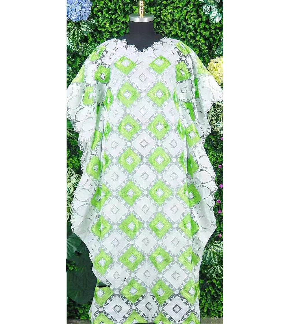 MAMADA L7597 African Women Clothing Dashiki Abaya Stylish Loose Long Evening Maxi Dresses + Inside Skirt Free Size Dancing Party