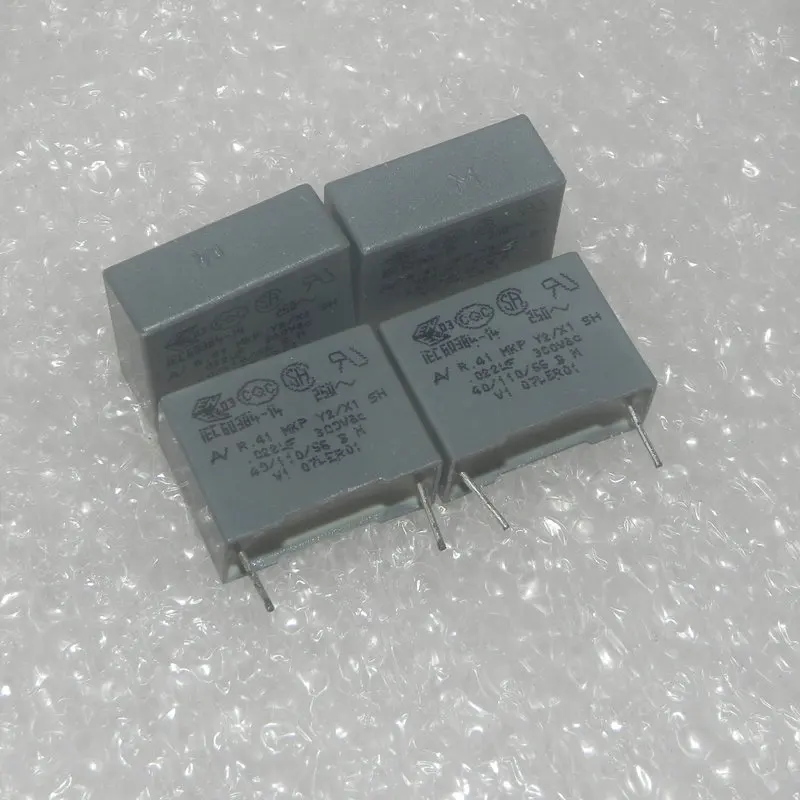 20PCS/LOT  AV R41 Mkp 300vac 0.022uf 223m Y2 Safety Film Capacitors