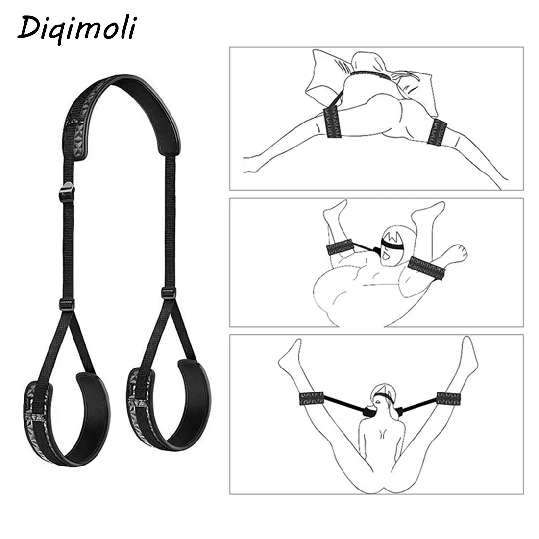 Sex Toys BDSM Bondage Adjustable Restraints Harness for Women Open Legs Straps Fetish Couples Flirting Blindfolds Sex Products