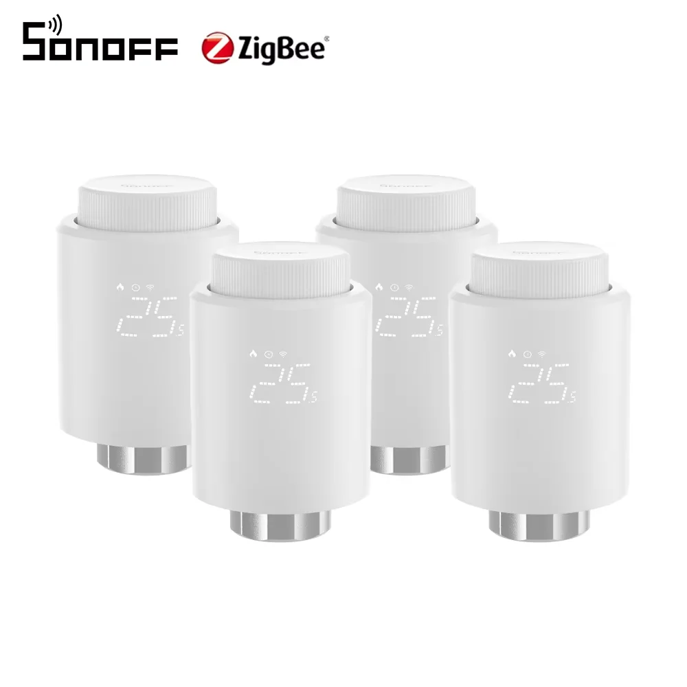 1-6PCS SONOFF TRVZB Zigbee Thermostatische Radiatorkraan Smart Home eWeLink App Afstandsbediening Werkt met SONOFF ZB Bridge-P