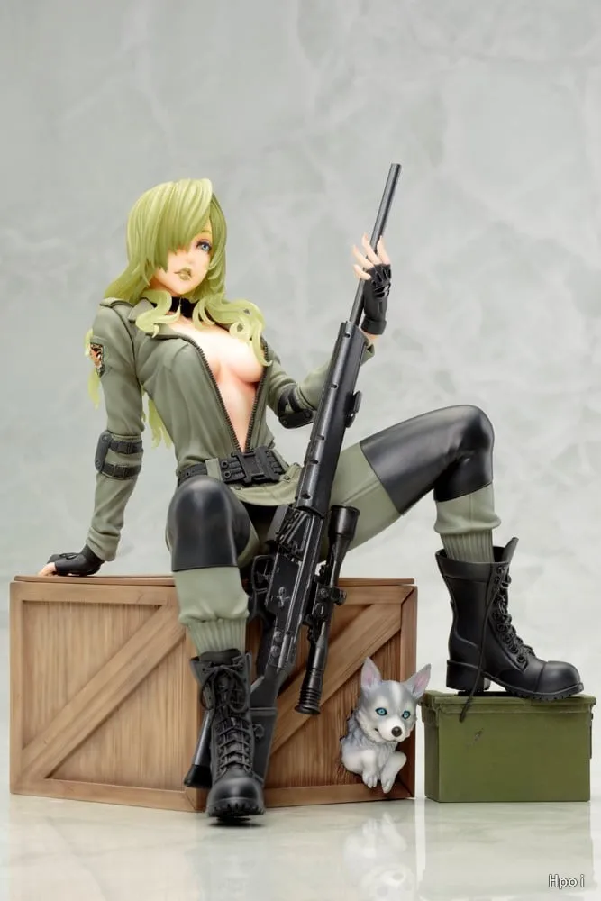 【Original】Kotobukiya BISHOUJO STATUE SV379 Metal Gear Solid Sniper Wolf 1/7 Figura de colección de modelos de juguete, regalo