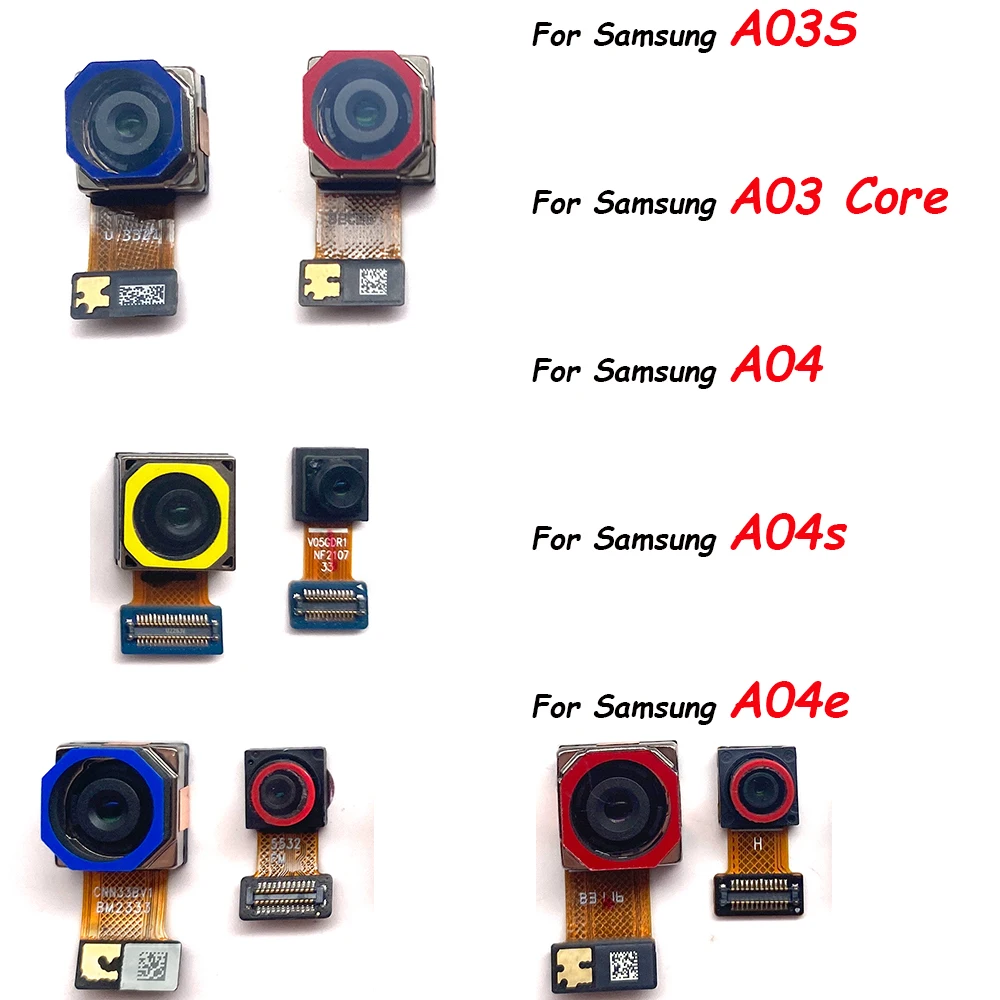 Rear Camera For Samsung A03 Core A04S A04 A03S A04E Back Big Main Camera Module And Front Small Camera Module Flex Cable