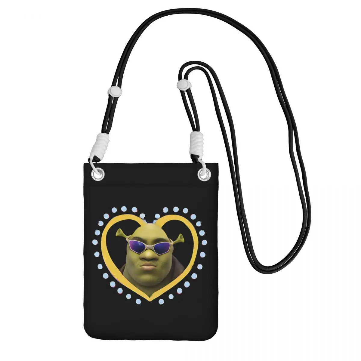 

Custom S-shreks Mobile Phone Bag Men Women Funny Cartoons Shoulder Crossbody Bag Suitable Coin Purse Mini Shoulder Purse Wallet