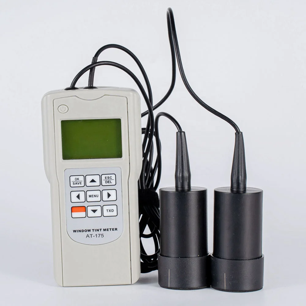 

Portable Window Tint Meter AT-175 Protective Film PC and Acrylic Plastic Transmittance Tester Range 0.0%-100%
