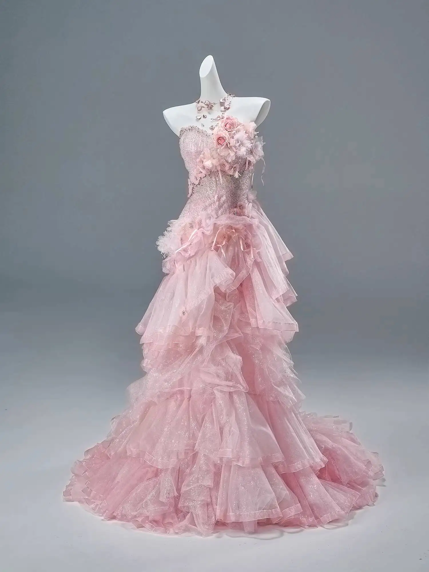 Cross Queen Red Desire 26 Heavy Industry Fishbone Vintage 18-year-old Princess Light Gown For Coming-of-Age Ceremony