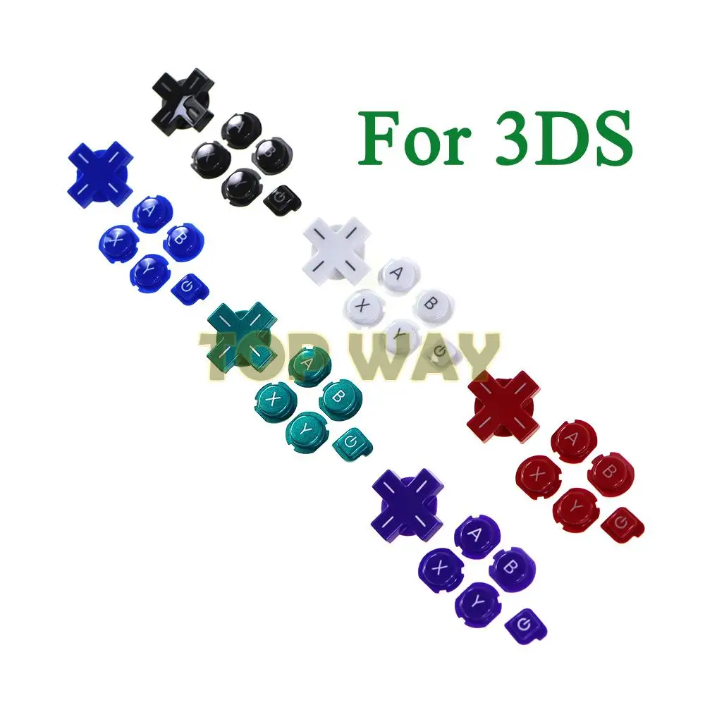 5 Juegos de alta calidad para Nintendo 3DS ABXY botón con reemplazo de botón de dirección cruzada para 3DS A B X Y