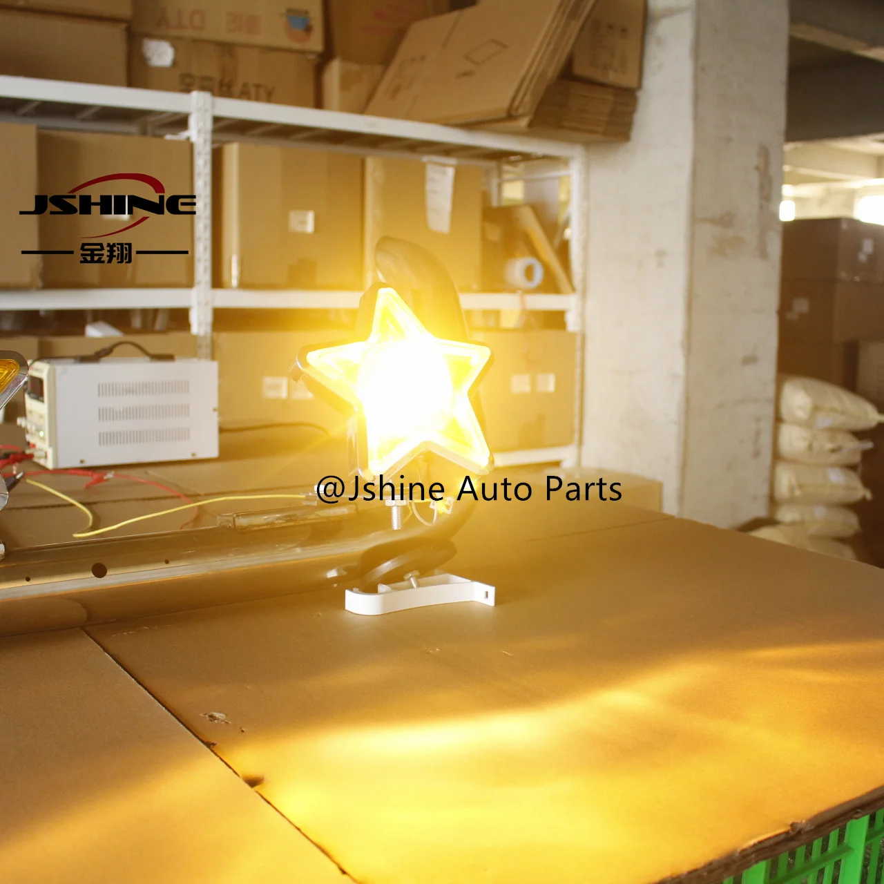 6.5inch Star Chrome Body Yellow Fog Loght Offroad Super 4×4 Guard Work Light