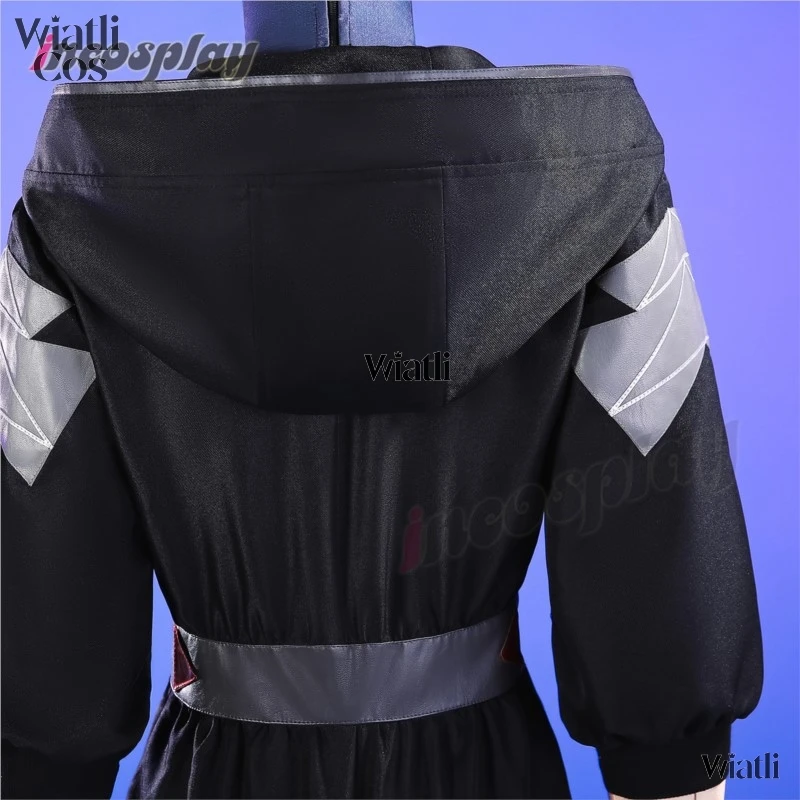 High Quality Anime Cyberpunk Edgerunners 2 Taliya Yang Cosplay Costume Uniform Hooded Jacket Roleplay Halloween Party Women​ - view 4