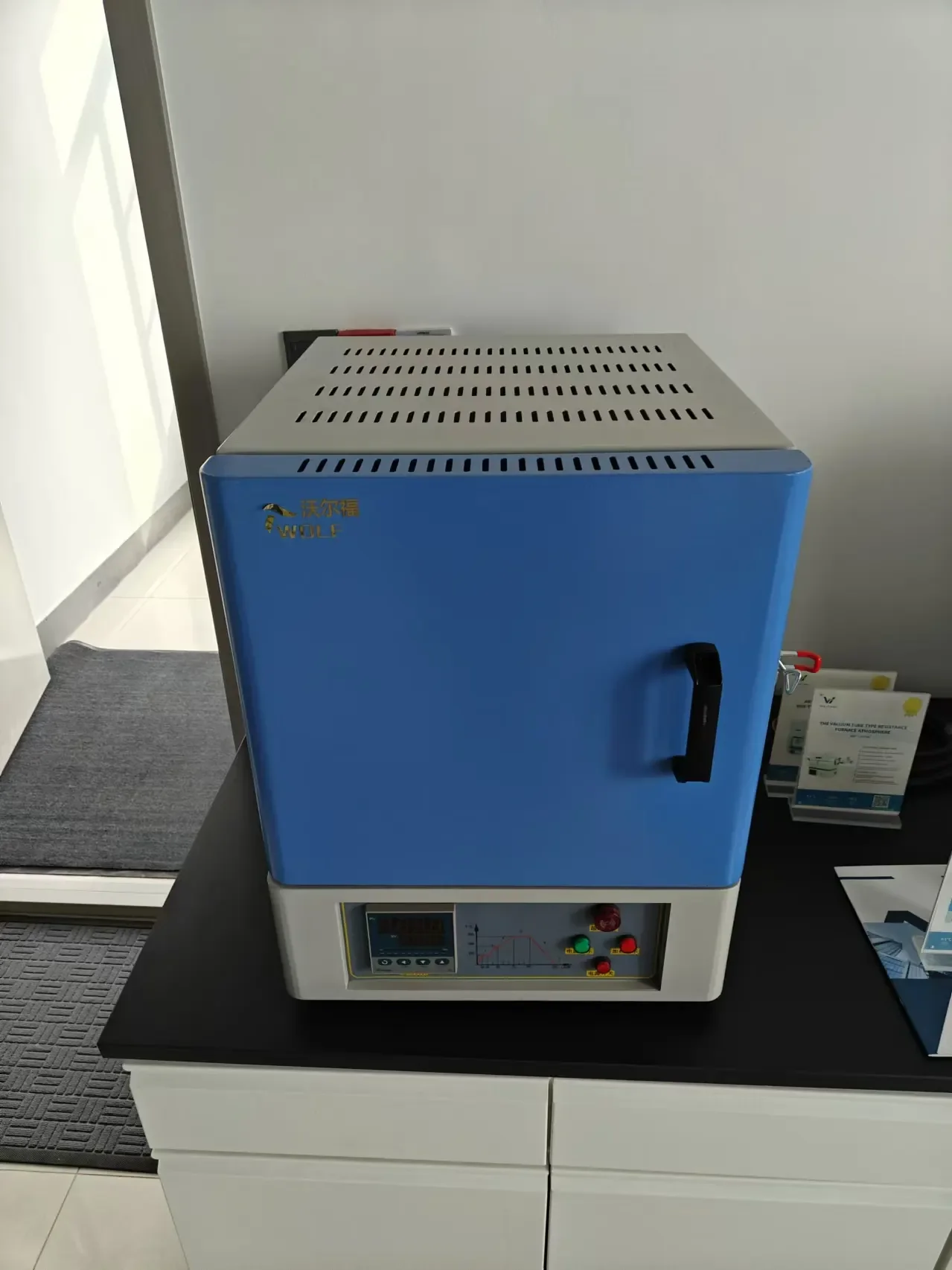 PID Control 30 Progra  mmed Segments 1000℃-1200℃ Resistance Wire Heating Electric Muffle Furnace Box Type Furnace For Lab Use