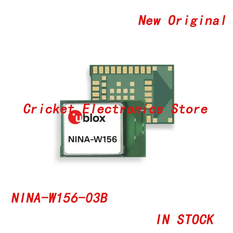 

NINA-W156-03B Multi protocol module Secure Industrial Wi Fi and Bluetooth u-connectXpress software and internal antenna