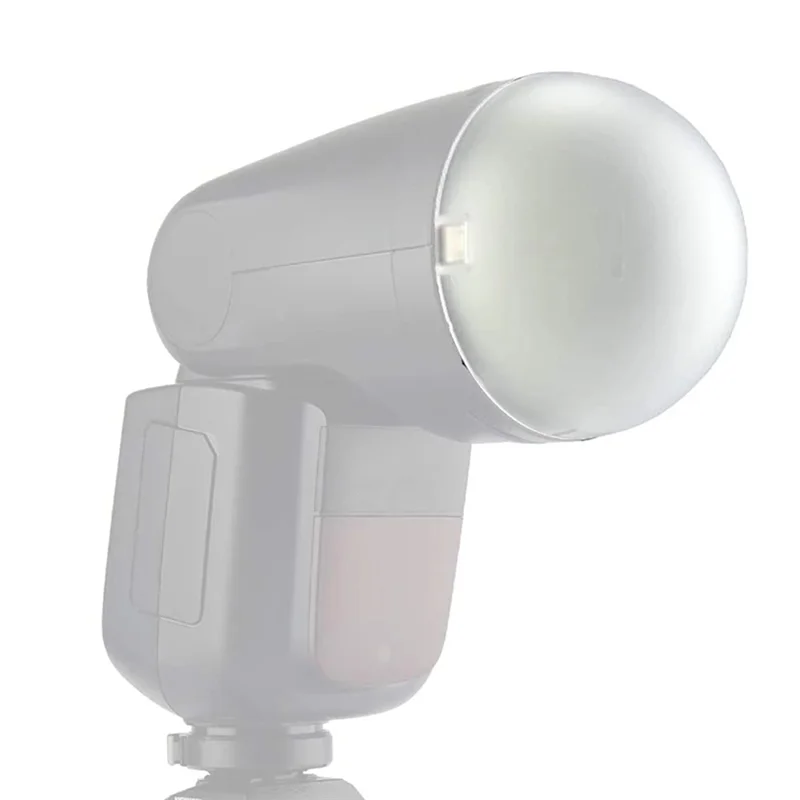 A88X AK-R11 Dome Diffuser Compatible for Godox H200R Round Flash Head Godox V1 Flash Series V1-S V1-N V1-C AD200 Pro AD200