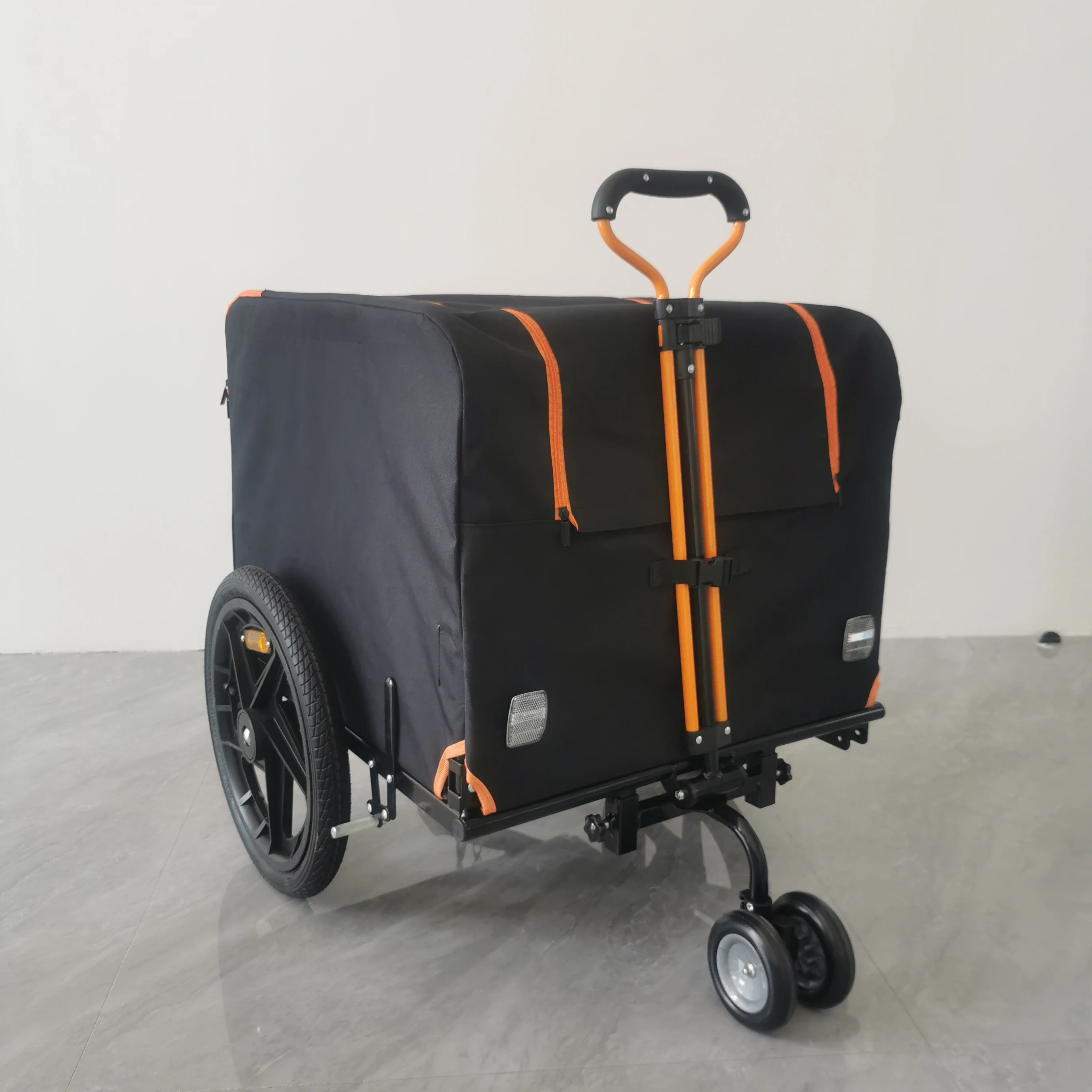 Convenient Foldable Pet Trailer Dog Bike Bicycle Trailer Bike Camper Trailer With Competitive Price