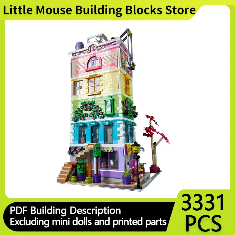 

City Street View Model MOC Building Bricks Community Tower 2 Modular Technology Gifts Holiday Assemble Children Toys Suit