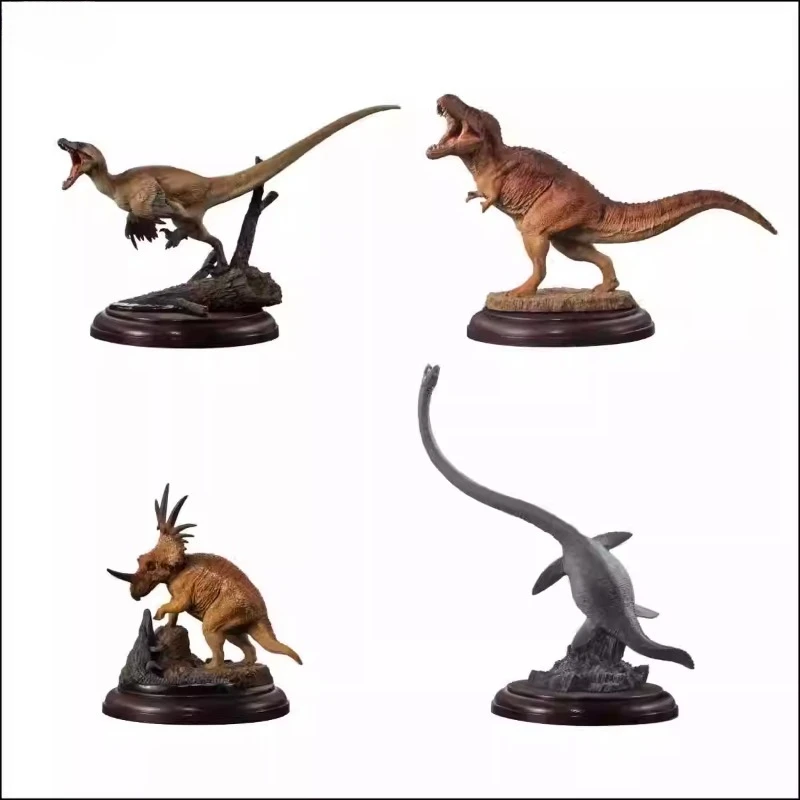 

Spot Goods. Biological Illustrated Handbook. Jurassic Dinosaurs Series 2. T-Rex and Triceratops Figurine Capsule Toys.