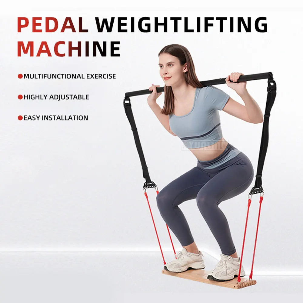 Multifunctional Pilates Stepper, Integrated Resistance & Weight Training, Full Body Strength Exerciser