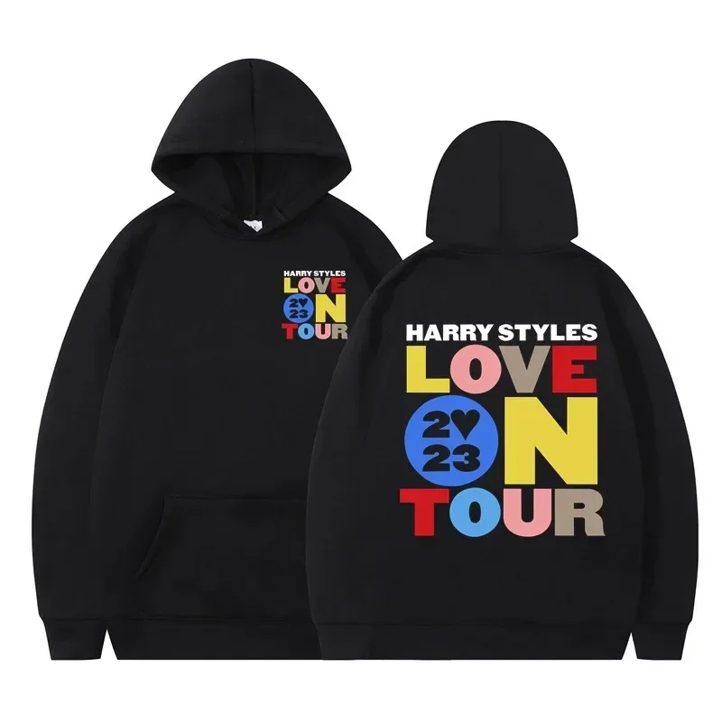 Love on Tour Concert Plus Size Cotton Hoodies Harajuku Vintage Oversize Hoody Men Women Clothing Aesthetic Sweatshirt Streetwear